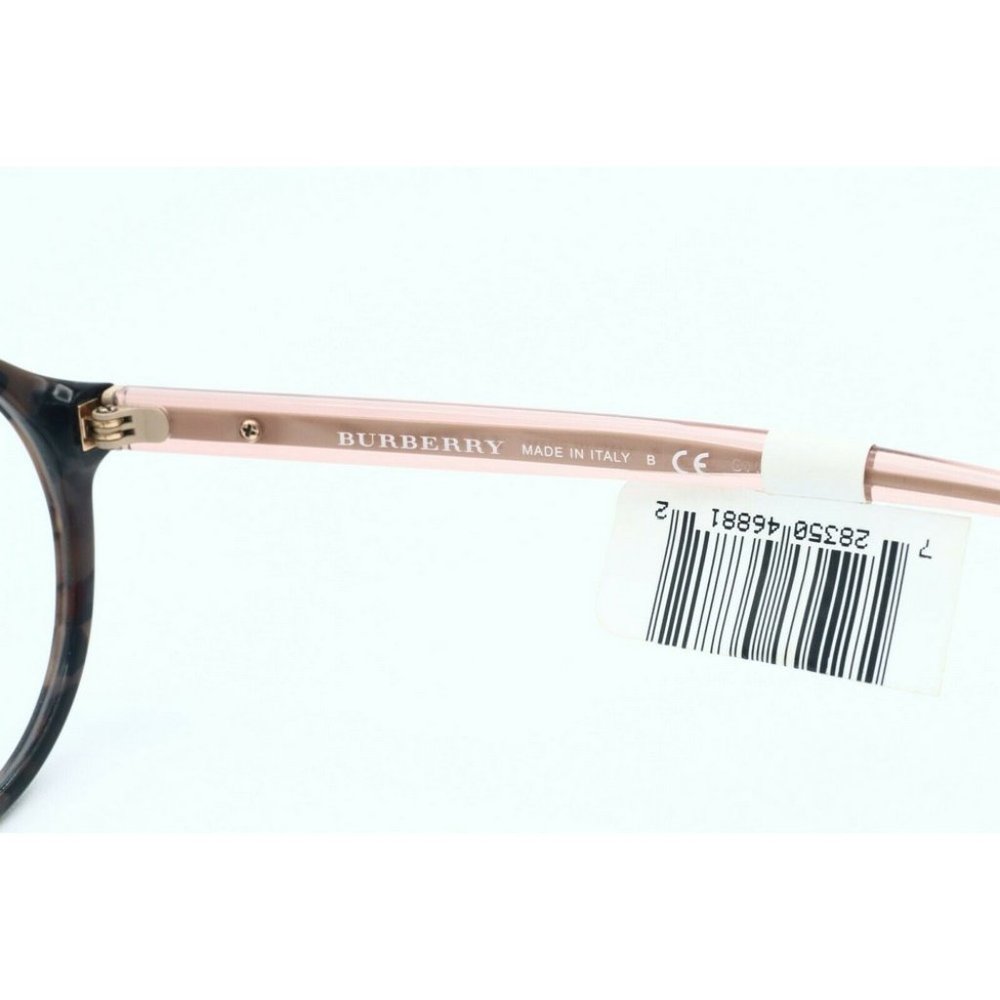 New Burberry B 2254 3624 Round Tortoise Eyeglasses Optical Frames 51mm - Picture 4 of 5